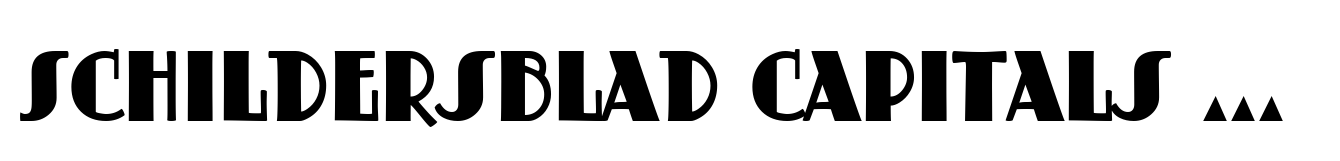 Schildersblad Capitals Regular image